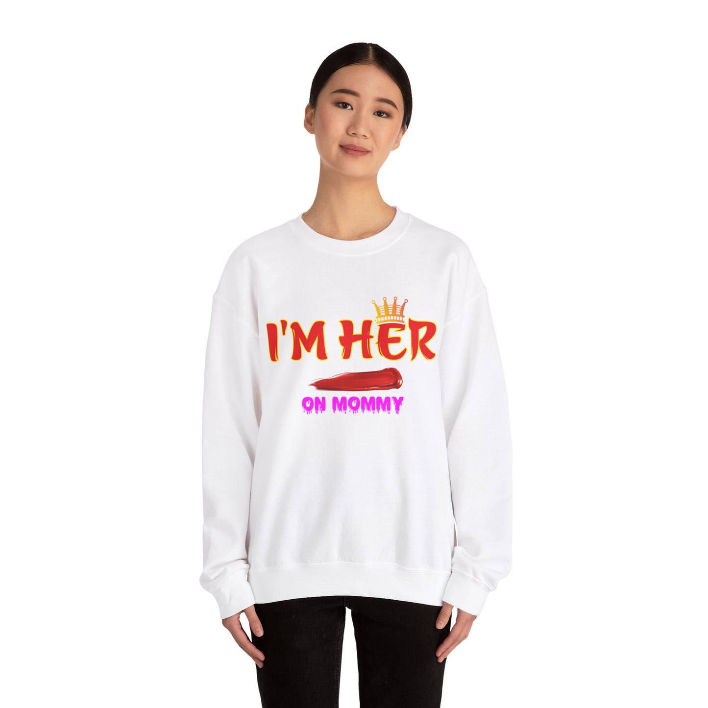 I’m her with crown™ Crewneck Sweatshirt